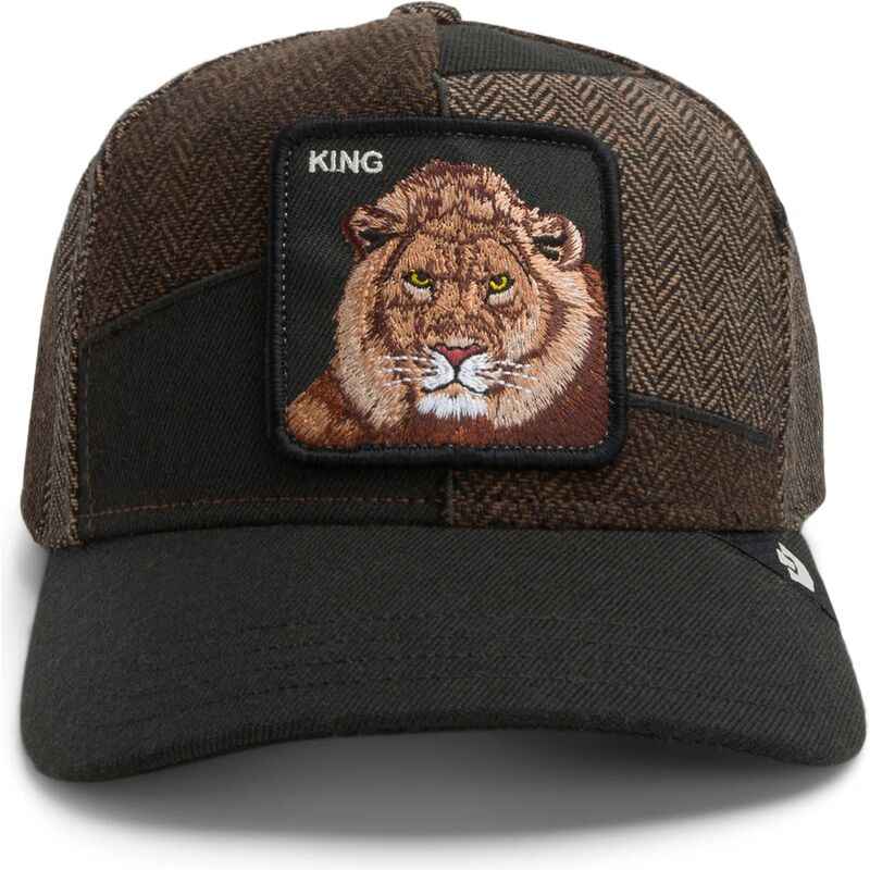 mutsid-kumer-pruun-snapback-sartorial-king-patchwork-the-farm-goorin-bros