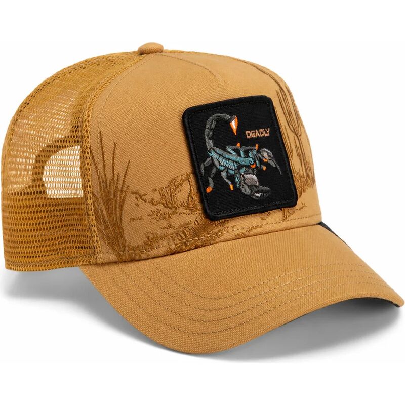 mutsid-kumer-pruun-snapback-scorpion-badlands-deadly-the-farm-goorin-bros