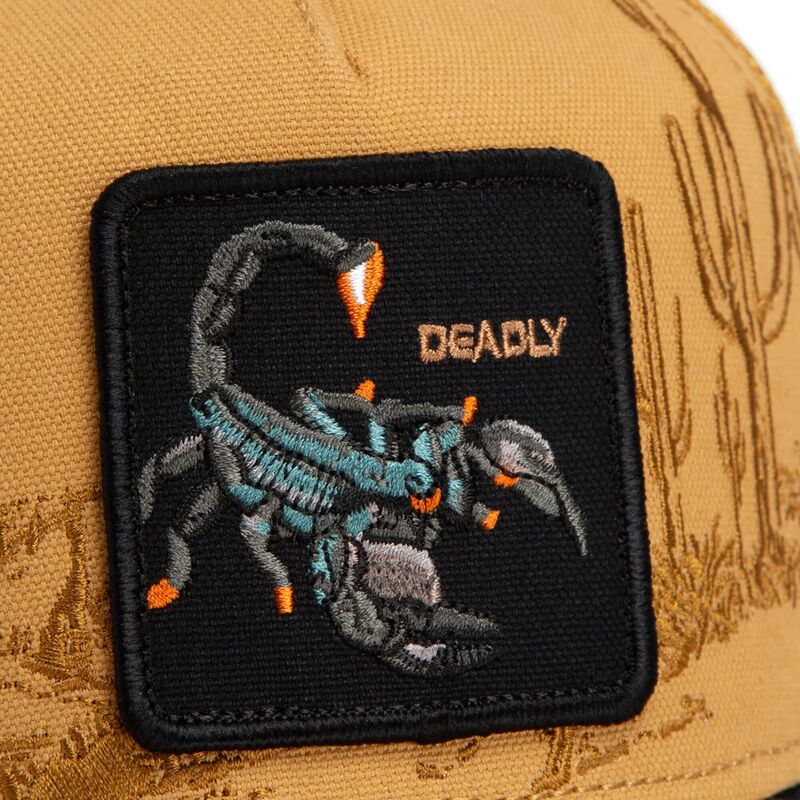 mutsid-kumer-pruun-snapback-scorpion-badlands-deadly-the-farm-goorin-bros