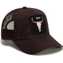 mutsid-kumer-pruun-snapback-skull-badlands-dead-the-farm-goorin-bros
