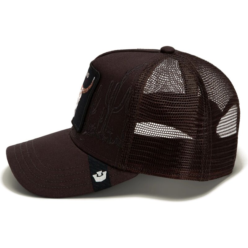 mutsid-kumer-pruun-snapback-skull-badlands-dead-the-farm-goorin-bros
