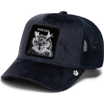 Mütsid kumer meresinine snapback Velour Wise Ass The Farm Goorin Bros.