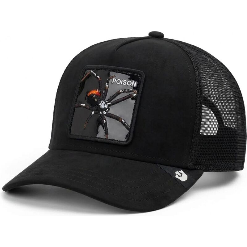 mutsid-kumer-must-snapback-black-out-spider-blackened-metallic-poison-the-farm-goorin-bros