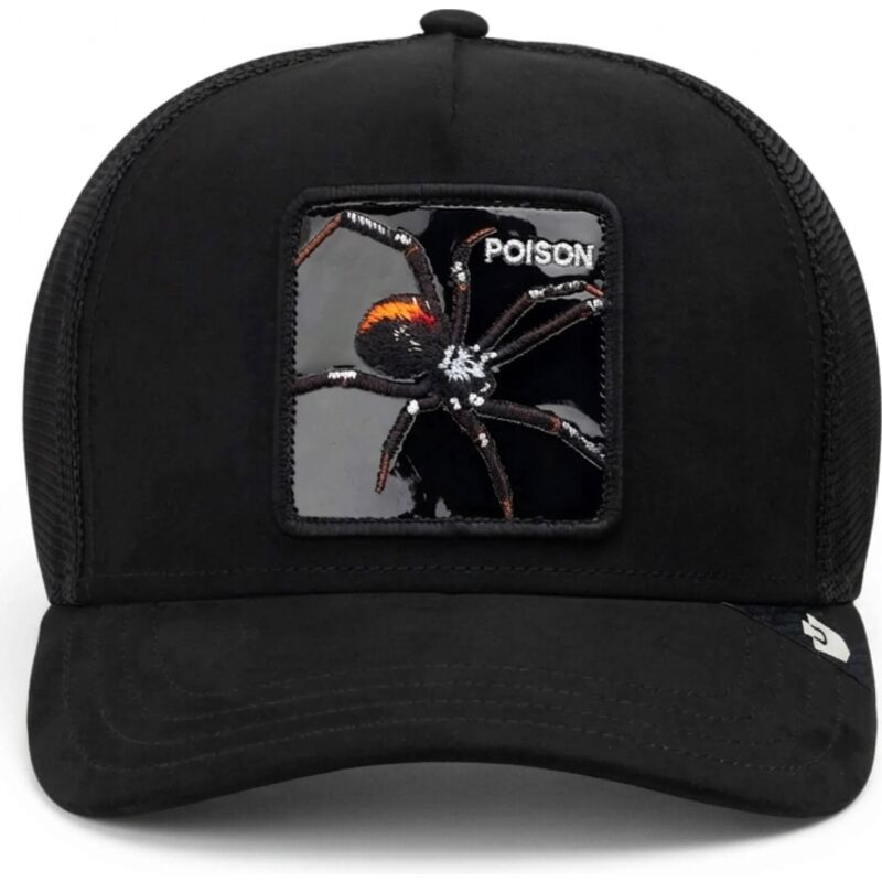 mutsid-kumer-must-snapback-black-out-spider-blackened-metallic-poison-the-farm-goorin-bros