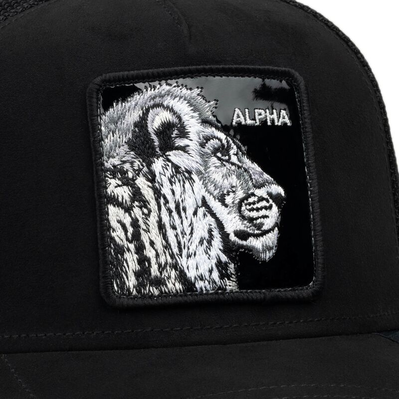 mutsid-kumer-must-snapback-black-out-lion-blackened-metallic-alpha-the-farm-goorin-bros