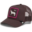 mutsid-kumer-pruun-snapback-shadow-bull-terrier-off-the-leash-the-farm-goorin-bros