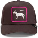 mutsid-kumer-pruun-snapback-shadow-bull-terrier-off-the-leash-the-farm-goorin-bros