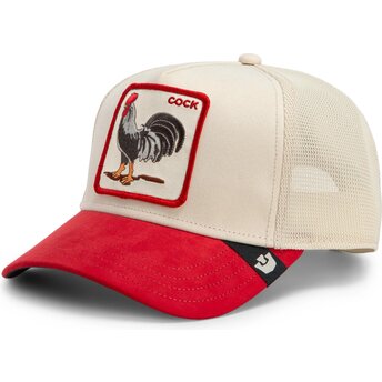 Mütsid kumer punane snapback The Suede Rooster Microsuede Cock The Farm Goorin Bros.