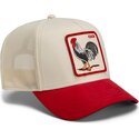 mutsid-kumer-punane-snapback-the-suede-rooster-microsuede-cock-the-farm-goorin-bros
