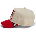mutsid-kumer-punane-snapback-the-suede-rooster-microsuede-cock-the-farm-goorin-bros