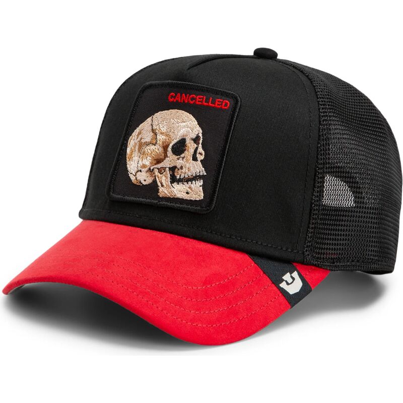 mutsid-kumer-must-snapback-cancelled-skull-microsuede-the-farm-goorin-bros