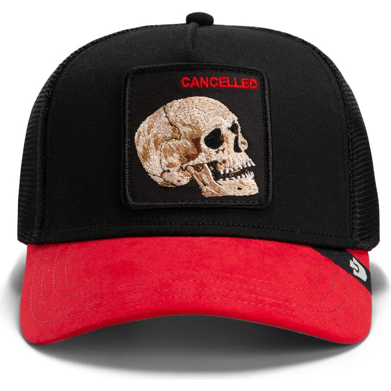 mutsid-kumer-must-snapback-cancelled-skull-microsuede-the-farm-goorin-bros
