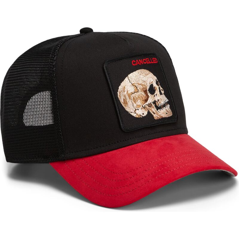 mutsid-kumer-must-snapback-cancelled-skull-microsuede-the-farm-goorin-bros