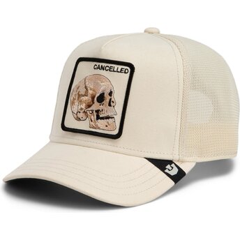 Mütsid kumer beež snapback Suede Cancelled Skull Microsuede The Farm Goorin Bros.