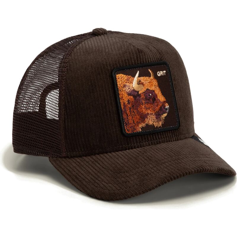 mutsid-kumer-pruun-snapback-corduroy-grit-ridgeline-the-farm-goorin-bros
