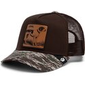 mutsid-kumer-pruun-snapback-engraved-dog-camo-glitch-the-farm-goorin-bros