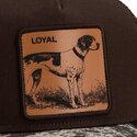 mutsid-kumer-pruun-snapback-engraved-dog-camo-glitch-the-farm-goorin-bros