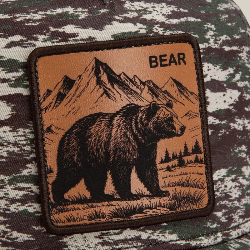 mutsid-kumer-kamuflaaz-snapback-engraved-bear-camo-glitch-the-farm-goorin-bros