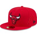 mutsid-lame-punane-liibuv-59fifty-side-script-chicago-bulls-nba-new-era