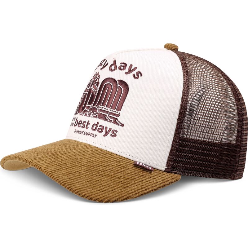 mutsid-kumer-pruun-snapback-hft-lazy-days-djinns