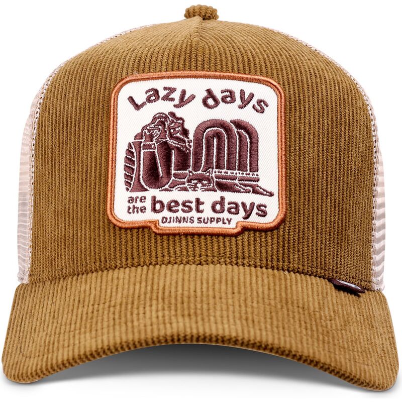 mutsid-kumer-pruun-snapback-hft-lazy-days-djinns