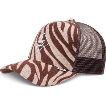 Mütsid kumer pruun snapback HFT Rubbertigerstripes Djinns