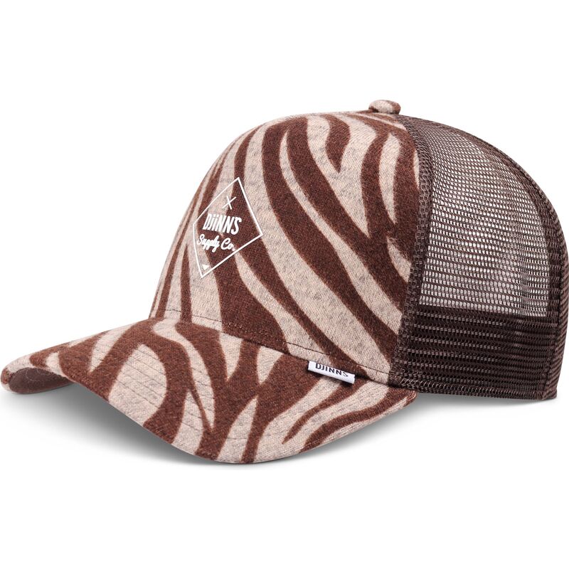 mutsid-kumer-pruun-snapback-hft-rubbertigerstripes-djinns