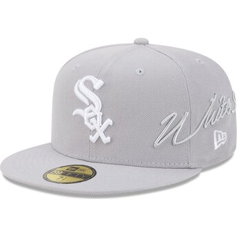 Mütsid lame hall liibuv 59FIFTY Side Script Chicago White Sox MLB New Era