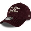 mutsid-kumer-punane-reguleeritav-9twenty-a-frame-cord-script-new-york-yankees-mlb-new-era