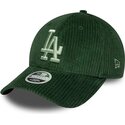 mutsid-kumer-roheline-snapback-9forty-m-crown-chunky-cord-los-angeles-dodgers-mlb-new-era