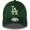 mutsid-kumer-roheline-snapback-9forty-m-crown-chunky-cord-los-angeles-dodgers-mlb-new-era