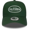 mutsid-kumer-roheline-snapback-9forty-e-frame-rubber-california-los-angeles-new-era