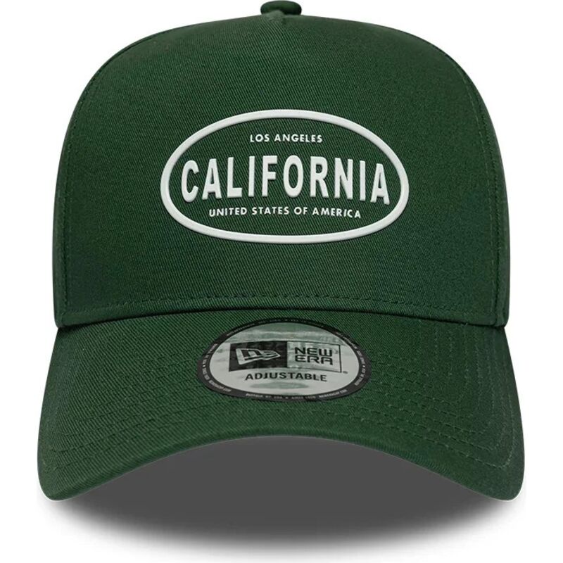 mutsid-kumer-roheline-snapback-9forty-e-frame-rubber-california-los-angeles-new-era