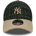 mutsid-kumer-roheline-reguleeritav-9twenty-mix-check-new-york-yankees-mlb-new-era