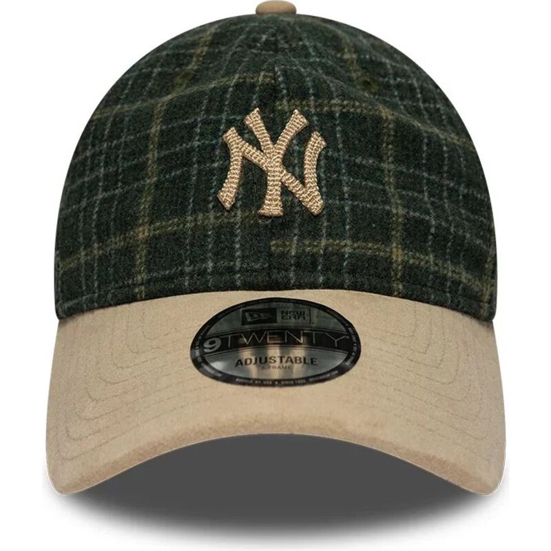 mutsid-kumer-roheline-reguleeritav-9twenty-mix-check-new-york-yankees-mlb-new-era
