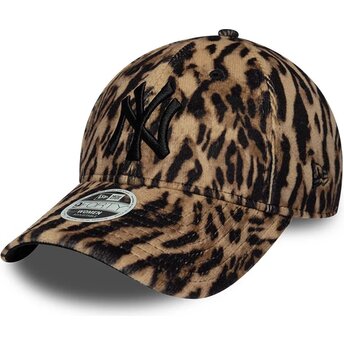 Mütsid kumer leopard reguleeritav 9FORTY Ocelot Print New York Yankees MLB New Era