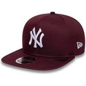 mutsid-lame-punane-snapback-9fifty-original-fit-league-essential-new-york-yankees-mlb-new-era