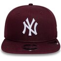 mutsid-lame-punane-snapback-9fifty-original-fit-league-essential-new-york-yankees-mlb-new-era