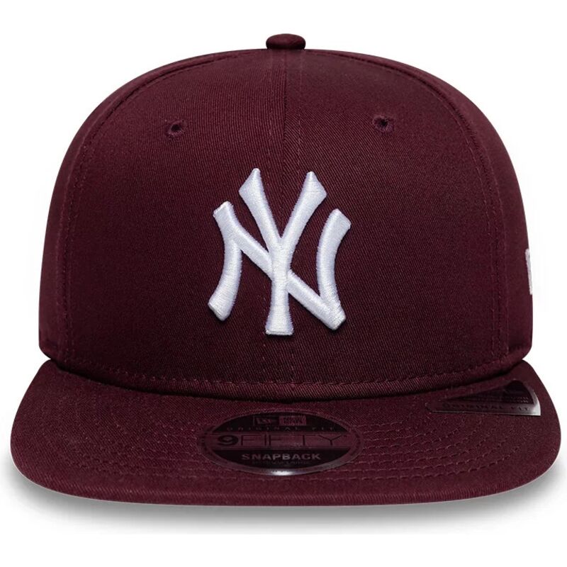 mutsid-lame-punane-snapback-9fifty-original-fit-league-essential-new-york-yankees-mlb-new-era