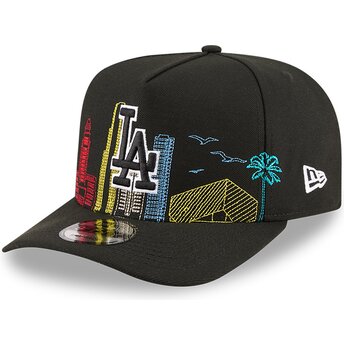 Mütsid kumer must snapback 9FIFTY A Frame Precurved Skyline Los Angeles Dodgers MLB New Era