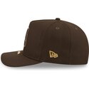 mutsid-kumer-pruun-snapback-9fifty-a-frame-precurved-visor-pin-atlanta-braves-mlb-new-era