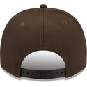mutsid-kumer-pruun-snapback-9fifty-a-frame-precurved-visor-pin-atlanta-braves-mlb-new-era