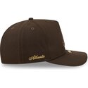mutsid-kumer-pruun-snapback-9fifty-a-frame-precurved-visor-pin-atlanta-braves-mlb-new-era