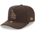 mutsid-kumer-pruun-snapback-9fifty-a-frame-precurved-visor-pin-los-angeles-dodgers-mlb-new-era