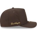 mutsid-kumer-pruun-snapback-9fifty-a-frame-precurved-visor-pin-los-angeles-dodgers-mlb-new-era