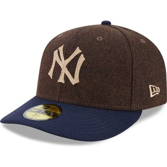 Mütsid kumer pruun liibuv 59FIFTY Precurved New York Yankees MLB New Era