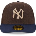 mutsid-kumer-pruun-liibuv-59fifty-precurved-new-york-yankees-mlb-new-era