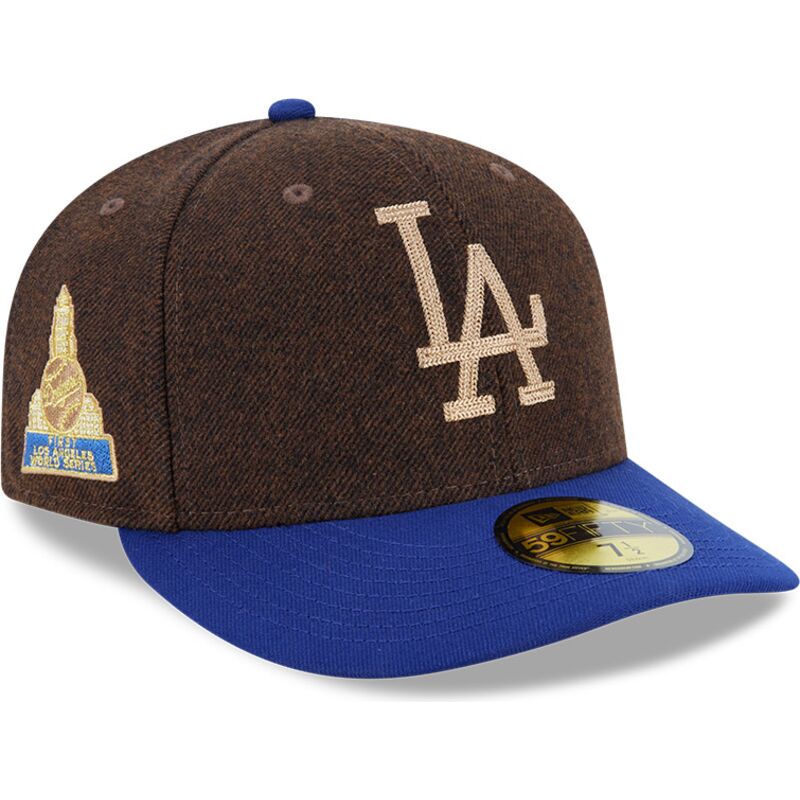 mutsid-kumer-pruun-liibuv-59fifty-precurved-los-angeles-dodgers-mlb-new-era