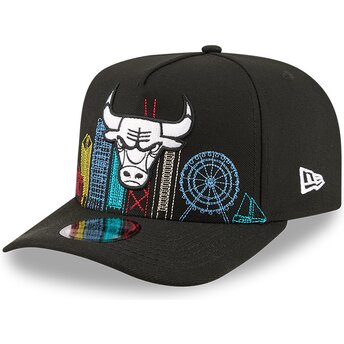Mütsid kumer must snapback 9FIFTY A Frame Precurved Skyline Chicago Bulls NBA New Era