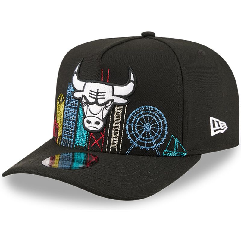 mutsid-kumer-must-snapback-9fifty-a-frame-precurved-skyline-chicago-bulls-nba-new-era